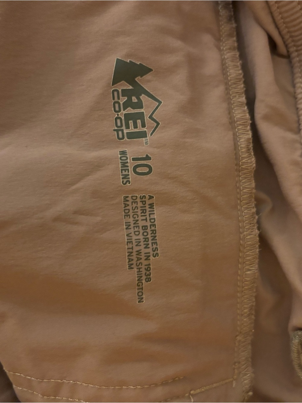 REI Women's Sahara hiking Pants - Taupe Brown - Picture 3 of 3
